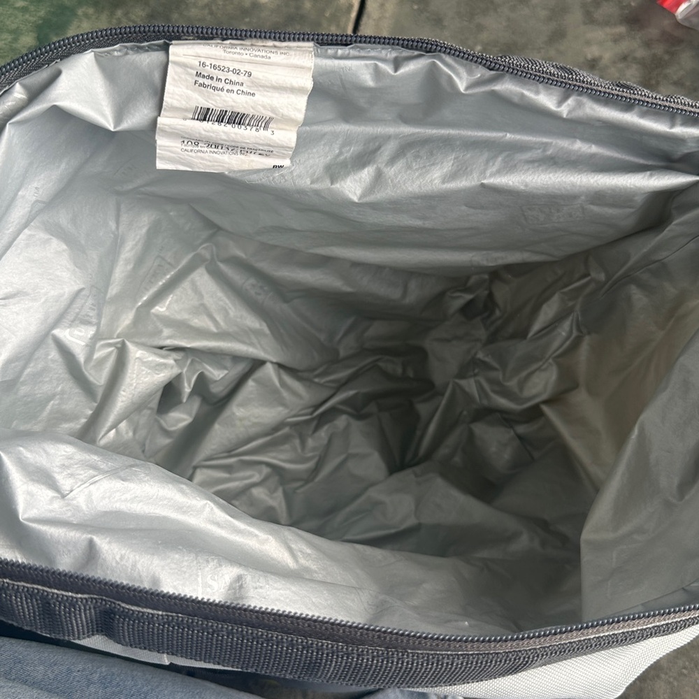 Columbia Gray and Neon Yellow Lunch Bag/Cooler - Picture 2 of 4